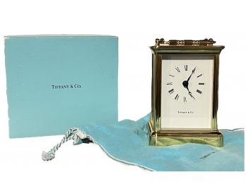 Tiffany & Co. Brass Clock