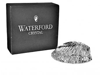 Waterford Crystal Scallop Shell Paperweight