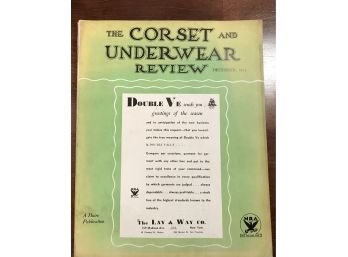 The Corset & Underwear Review Magazine December 1934
