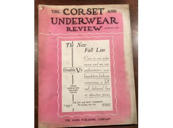 The Corset & Underwear Review Magazine August 1933