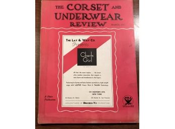 The Corset & Underwear Review Magazine March 1935