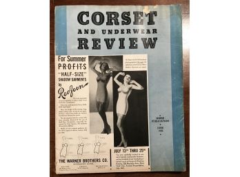 Corset & Underwear Review Magazine June 1936