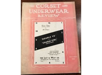 The Corset & Underwear Review Magazine September 1935