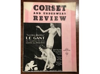 Corset & Underwear Review Magazine April 1936