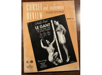 Corset & Underwear Review Magazine November 1938