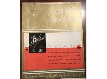 Corsets & Brassieres Magazine August 1936