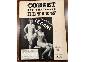 Corset & Underwear Review Magazine August 1937