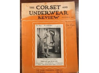The Corset & Underwear Review Magazine June 1930