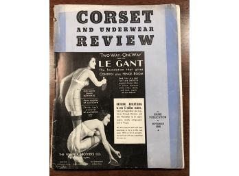 The Corset & Underwear Review Magazine September 1936