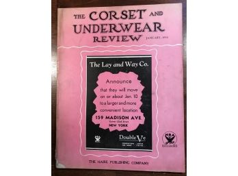 The Corset & Underwear Review Magazine January 1934
