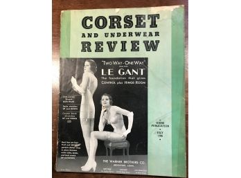 The Corset & Underwear Review Magazine July 1936