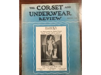 The Corset & Underwear Review Magazine August 1930