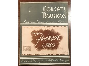 Corsets & Brassieres Magazine April 1937