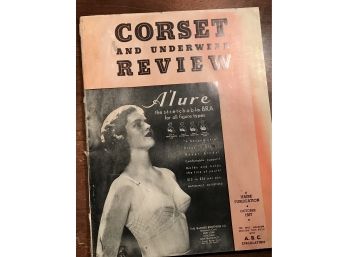 Corset & Underwear Review Magazine October 1937