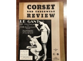 Corset & Underwear Review Magazine November 1937