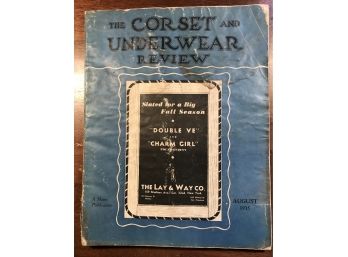 The Corset & Underwear Review Magazine August 1935