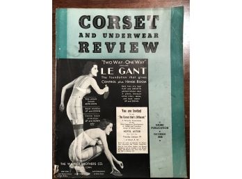Corset & Underwear Review Magazine April 1937