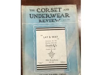 The Corset & Underwear Review Magazine July 1933