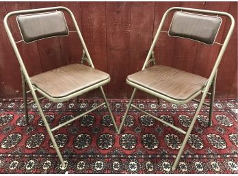 Vintage Folding Table & Chairs