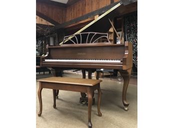 5' Chickering & Sons Baby Grand Piano / Player Piano Option With Bench -player CD's And Sheet Music. *** 2 Alternate Pickup Days(Please Read Description)