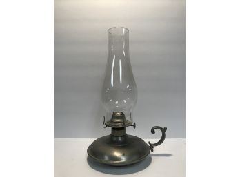 International Silver Company Pewter Oil Lamp
