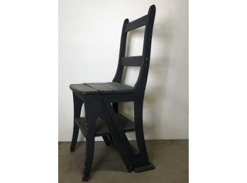 Vintage Chair & Step Stool In One