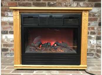 Amish Made Mantel - Electric Fireplace Like Heater