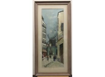 Maurice Utrillo Framed And Matted Print