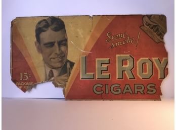Antique 'LEROY' Cigars Advertising