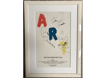 'ART' 1998 Tony Award Best Play Signed By Cast
