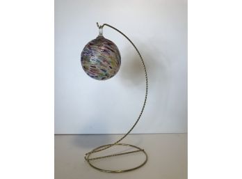 Glass Ornament With Stand