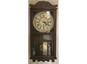 Antique W.M Gilbert 8 Day Half Hour Strike Clock