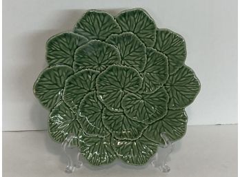 Vintage Bordallo Pinheiro Portugal  Leaf  Dish