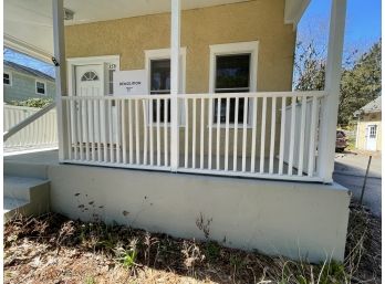 Approx 35' Of Wood Porch Railings And 8' Of Stair Rails