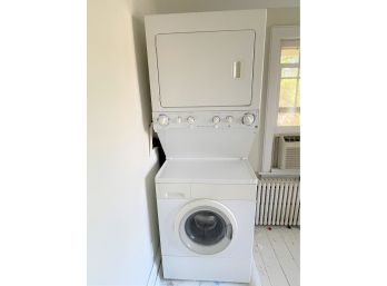 A Frigidaire 'Gallery Series' Stacked Washer & Dryer - Front House