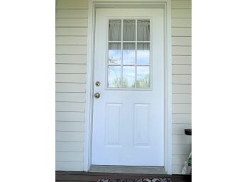A 9 Lite Metal Clad Exterior Door - Front House Right