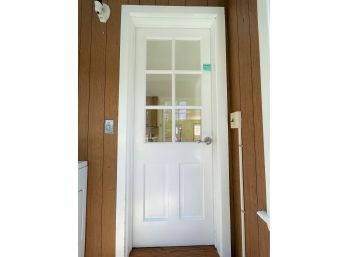 A Wood 9 Lite Exterior Door - Rear House Door #3