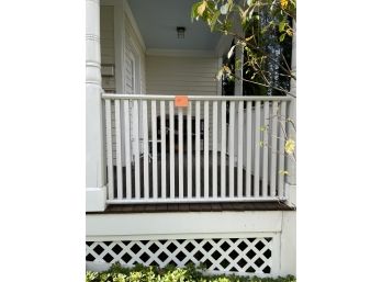 Over 15' Of Wooden Porch Railings  10' Of Stair Rails-front House