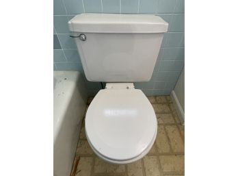 A 2 Piece Toilet