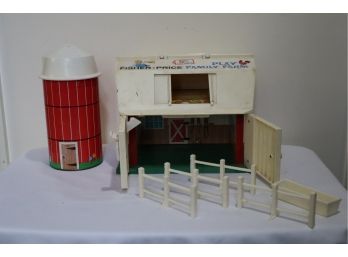1967 Fisher Price Barn And 1968 Silo