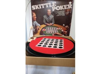 Aurora Skittle Poker With Original Box Missing Pieces