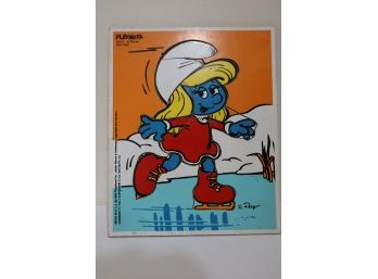 1982 Smurfette Skating Puzzle