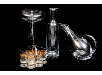 Glass Barware Decanters & Shot Glasses