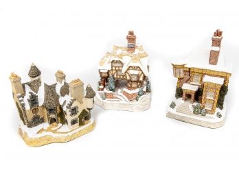 Collection Of Three David Winter Cottages