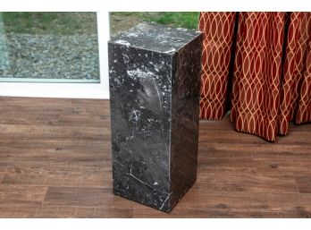 Nero Marquina Black Marble Plinth