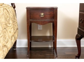 18th Century English Bow-Front End Table