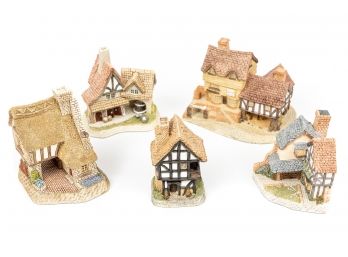 (2) Collection Of Five David Winter Cottages