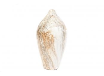Faux Granite Composite Bud Vase