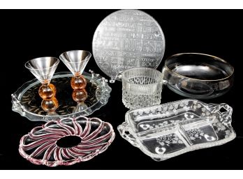 Collection Of Entertainment Serving Glassware