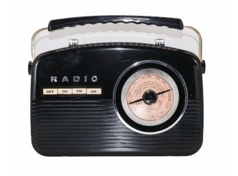 Retro Portable AM/FM Radio New